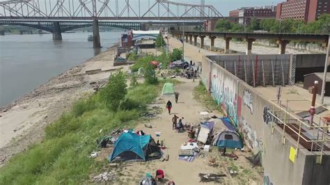 Concerns grow over St. Louis riverfront encampment  
